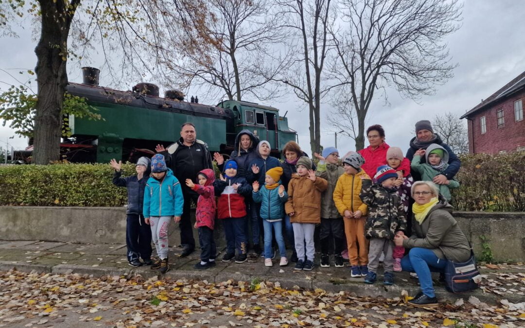 Jesienna wizyta przedszkolaków w Parowozowni Skierniewice  👍🚂